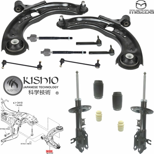 Kit Horquillas Amortiguadores Bieletas Mazda 2.0l Cx-3 16-22 Foto 3