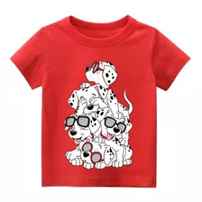 Remera 101 Dálmatas Perritos Nena Nene Infantil Algodón