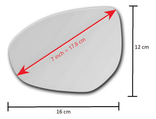 Luna Espejo Derecho Compatible Con Mazda 2 2007-2014 Foto 2