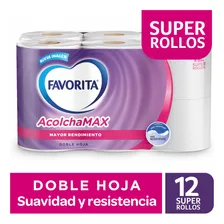 Papel Higiénico Favorita Acolchamax Doble Hoja 12 Und X 35m