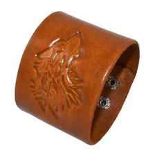 Pulsera Brazalete Cuero Vikingo Runas Celta