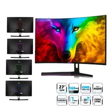 Monitor Gamer 27' Curvo Qhd 165hz 1ms Rgb Dp Hdmi Premiun