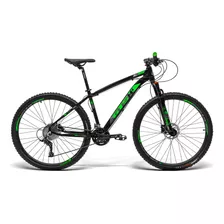 Bicicleta Aro 29 Gts Ride New 27v Freio Hidráulico E K7 Cl Cor Preto-verde Tamanho Do Quadro 21