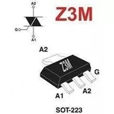 Z3m Triac Sens Gate 600v 1a Sot223 Itytarg