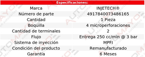 Un Inyector Combustible Injetech H3 L5 3.5l Hummer 2006 Foto 4