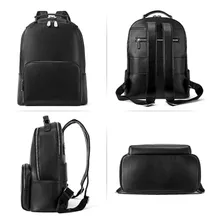 Bostanten Mochila De Cuero Genuino Para Mujer, Portátil, Bol