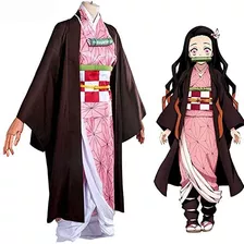 Conjunto De Fantasias De Anime Para Crianças Kamado Nezuko