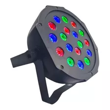 10 Canhão Refletor Led Par 64 Rgb 18 Leds Festa Digital