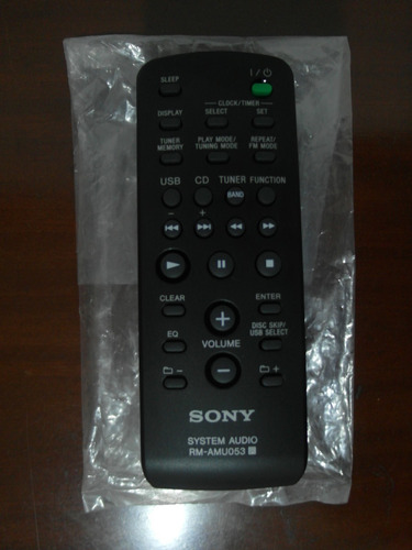 Control Remoto Sony Equipo De Música Control Remoto Sony Equipo De Música