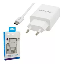 Cargador Usb Inteligente Con Cable Tipo C Philco