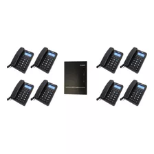 Kit Conmutador 3 Líneas 8 Extensiones Escritorio Caller Id