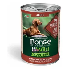 Pate Para Perro Monge Can Bwild Lamb W/pumkin 400grs