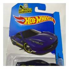 Hot Wheels Ferrari 458 Italia Azul