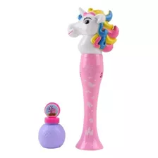 Juliana Burbujero Automatico Unicornio Con Luz 