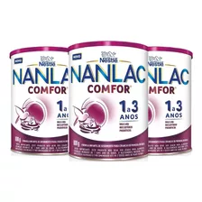 Fórmula Infantil Nestlé Nanlac Comfor Lata 800g Kit 3 Un