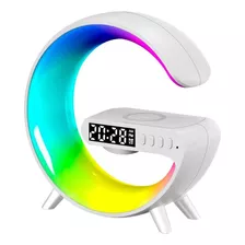 Cargador Inalambrico 5 En 1 Parlante Luz Rgb Bluetooth Dimm