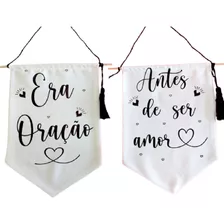 Par De Flamulas Casamento Cadeira Noivos Personalizado 