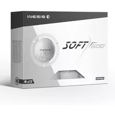 Bolas De Golfe Soft 500 Inesis (kit Com 24 Bolas)