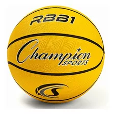 Champion Balón De Baloncesto Sport Pro Rubber Color Yellow