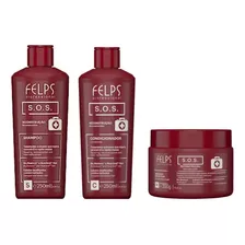 Kit Felps Sos - Shampoo + Condicionador 250ml + Máscara 300g