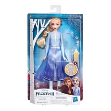 Muñeca Colección Frozen 2 Elsa Luces Aventura Mágica Hasbro