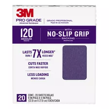 3m 26120cp-p-g Papel De Lija De Grado Profesional De 9 X 11