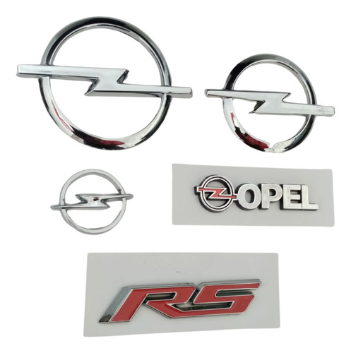 Foto de Emblemas Opel Rs Kit 5 Unidades 