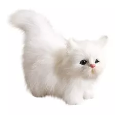 Gato Realista Gatinho Pelucia Blanco Lindinho