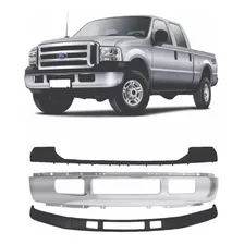 Kit Parachoque F250 F350 F4000 Cromado 2007 A 2016 3 Peças