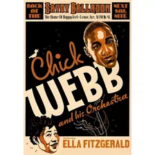 Pôster Retrô - Chick Webb & Ella Fitzgerald - 33 Cm X 48 Cm