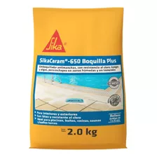 Sikaceram 650 Plus Boquilla Para Baños Y Saunas 2 Kg Blanca