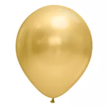 Bexiga Metalizada Dourado 12 Polegadas 30cm 25 Unidades