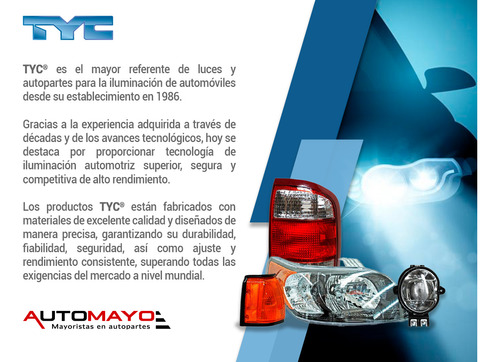 Un Cuarto Trasero Derecho Tyc Land Cruiser Toyota 2016-2019 Foto 2