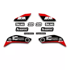 Kit De Stickers Para Tapas Laterales Moto Bmw S1000rr 19-23