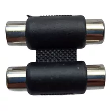 Conector Rca Unión Doble Hembra