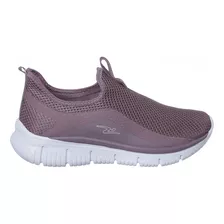 Tênis Slip On Calce Fácil Esportivo Feminino Adrun 9710