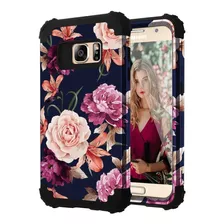 Funda Para Samsung Galaxy S7 (diseno Floral/marca Casewind)