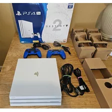 Sony Playstation 4 Pro 1tb White Boxed 2 Controllers