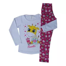 Conjuntos Femininos Kit Com 2 Conjunto Infantil Menina