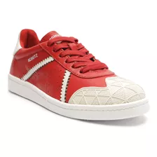 Tênis Vintage Couro Vermelho Schutz