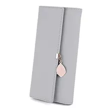 Uto Cartera Para Mujer, Piel Sintetica, Diseo De Hoja Y C