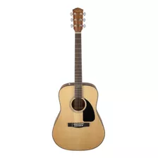 Guitarra Acústica Fender Classic Design Cd-60 Dread V3 Ds Para Diestros Natural Poliuretano Brillante