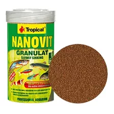 Ração Tropical Nanovit Granulat 70g Para Peixes Pequenos