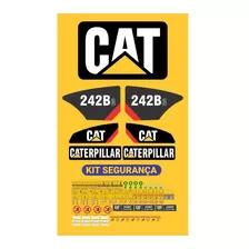 Adesivo Caterpillar 242 B3 Completo