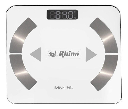 Báscula Digital Rhino Babain-180 Blanca, Hasta 180 Kg