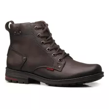 Bota De Couro Masculina Pegada Casual Original