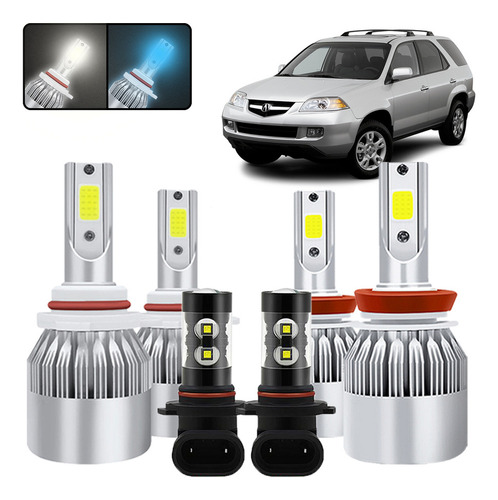 Kit De Focos Led 9005 9006 Para Acura Mdx 2001 2002 2003 Acura MDX