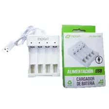 Cargador Universal Noga Pilas Bateria Recargable Aa Aaa Usb