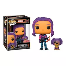 Kate Bishop With Lucky Black Light Funko Pop 1212 Hawkeye
