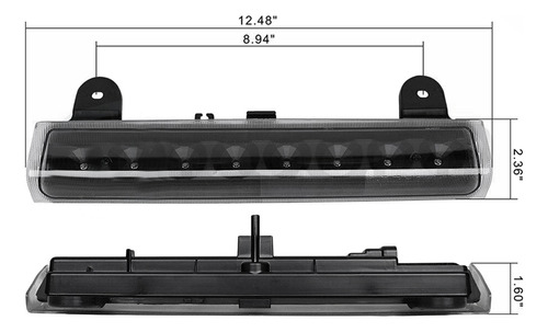 Para Chevy Suburban 1500 2500 Tahoe Yukon Led Third 3r De 20 Foto 8